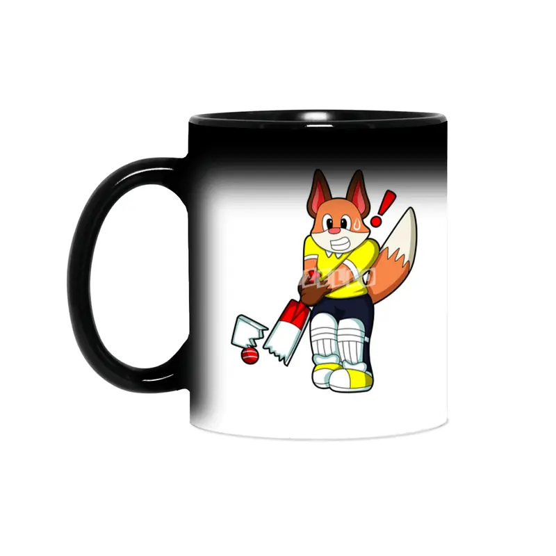 Fox as Batsman with Cricket bat Sihirli Kupa