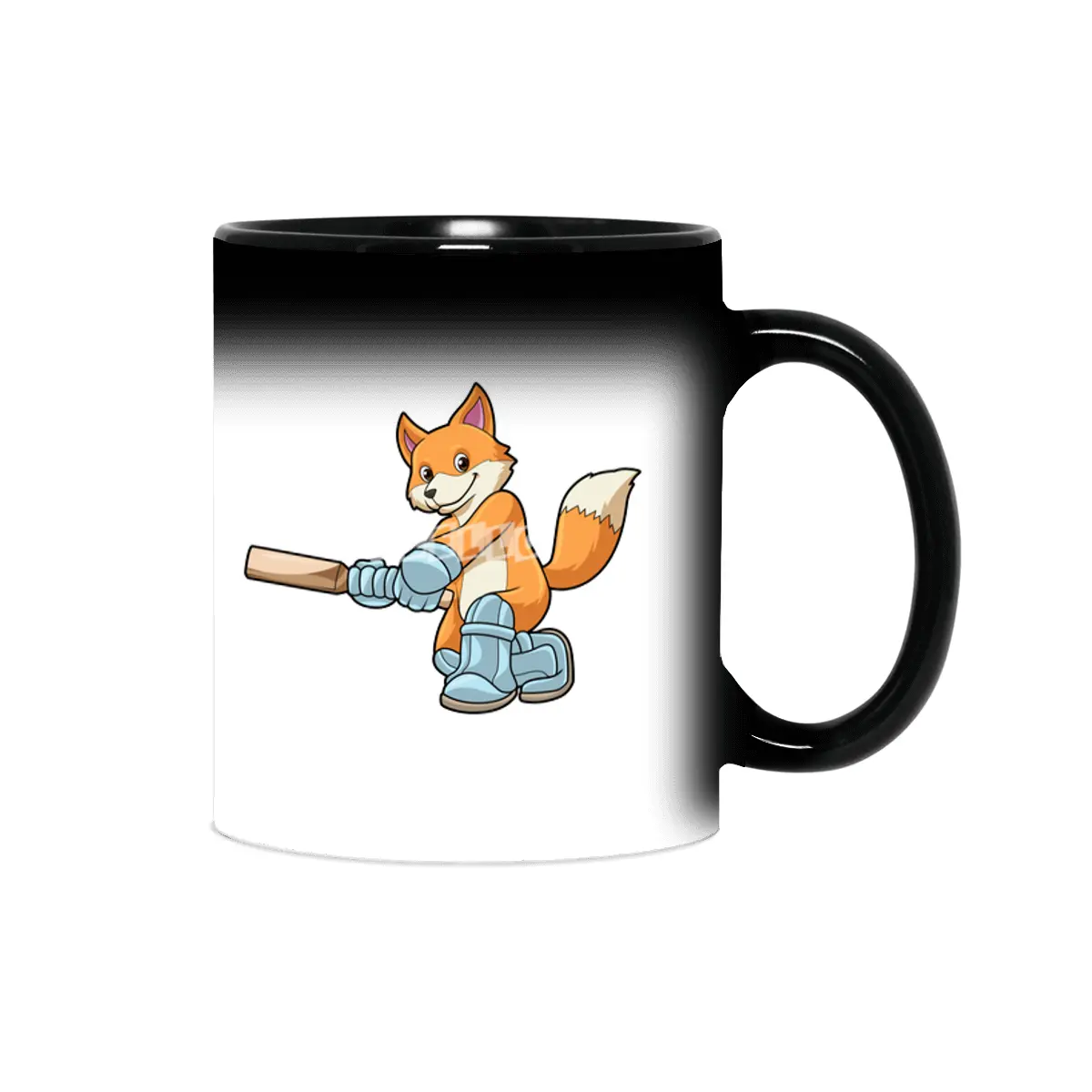 Fox as Batsman with Cricket bat Sihirli Kupa