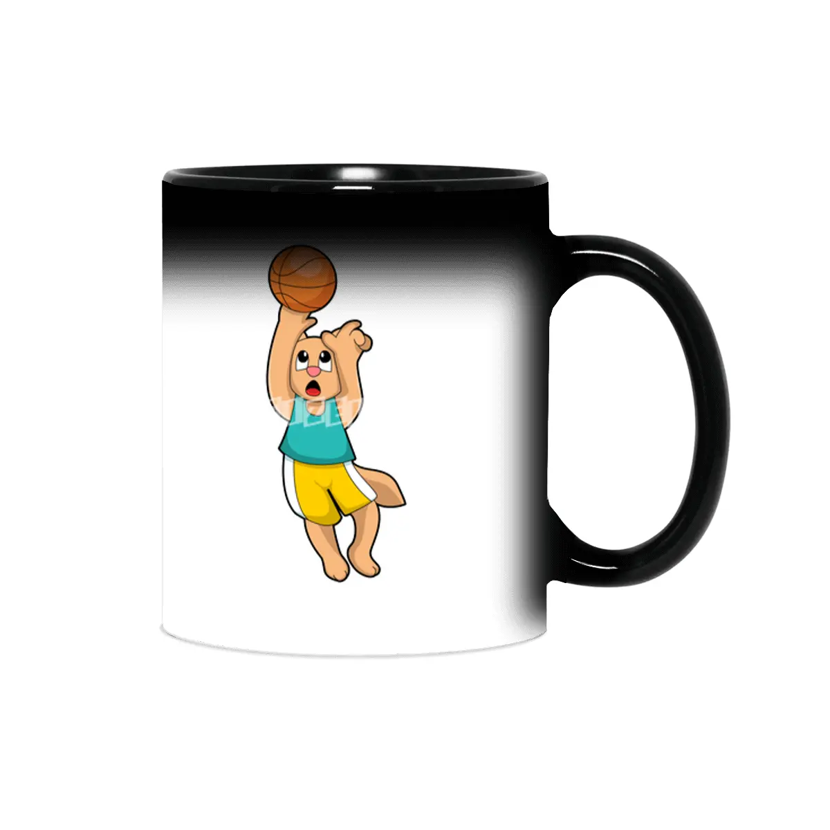 Cat at Basketball Sports Sihirli Kupa