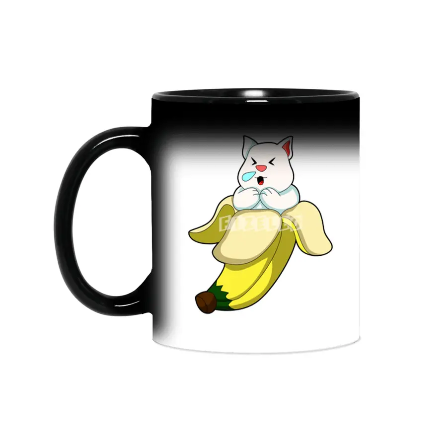Cat with Banana Sihirli Kupa
