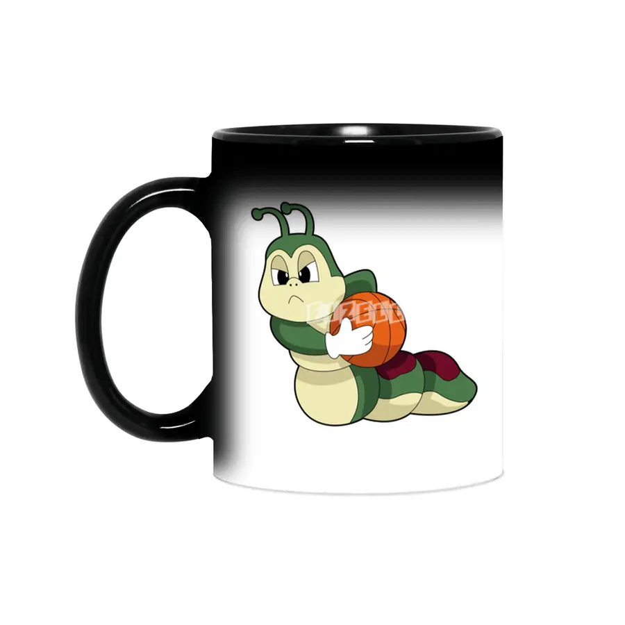 Caterpillar as Basketball player with Basketball Sihirli Kupa