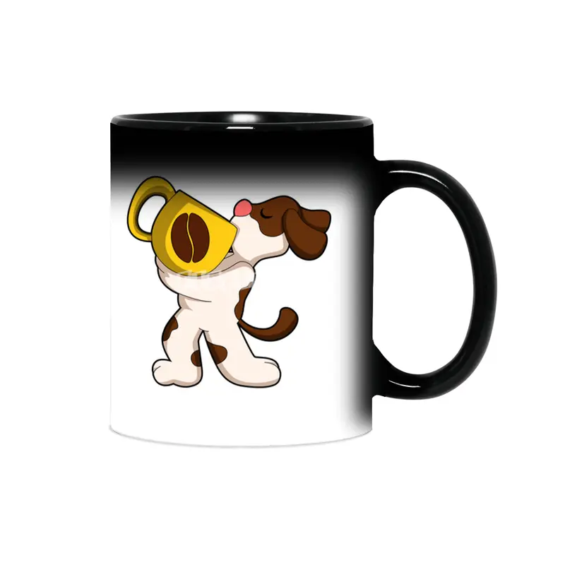 Dog with Cup of Coffee Sihirli Kupa