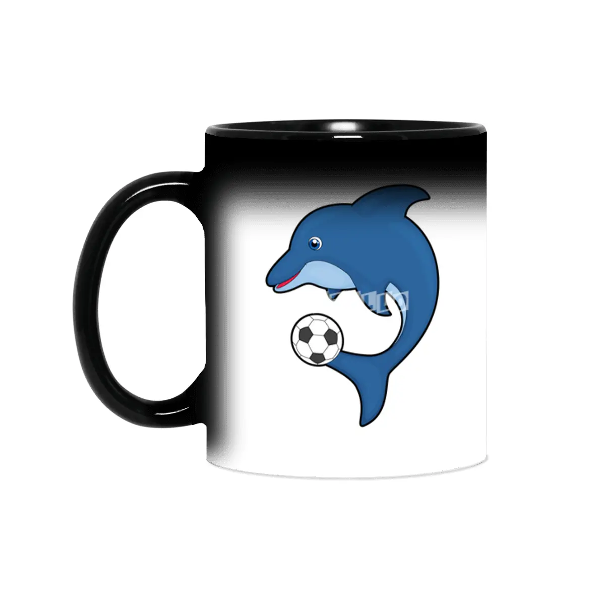 Dolphin as Soccer player with Soccer ball Sihirli Kupa