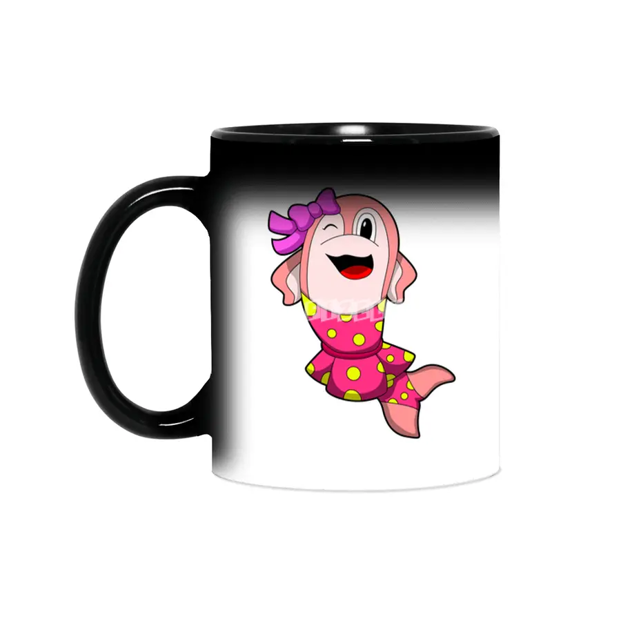 Dolphin at Ballet with Skirt & Bow Sihirli Kupa