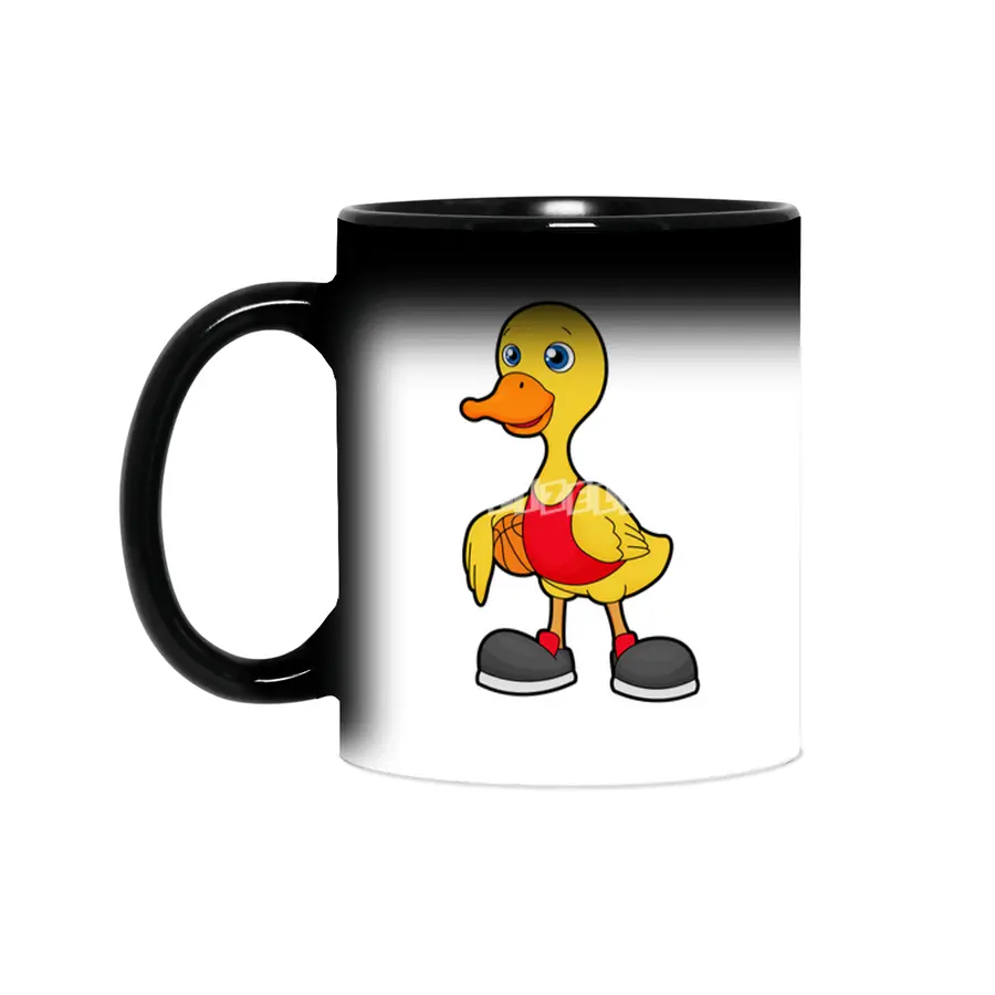 Duck as Basketball player with Basketball Sihirli Kupa