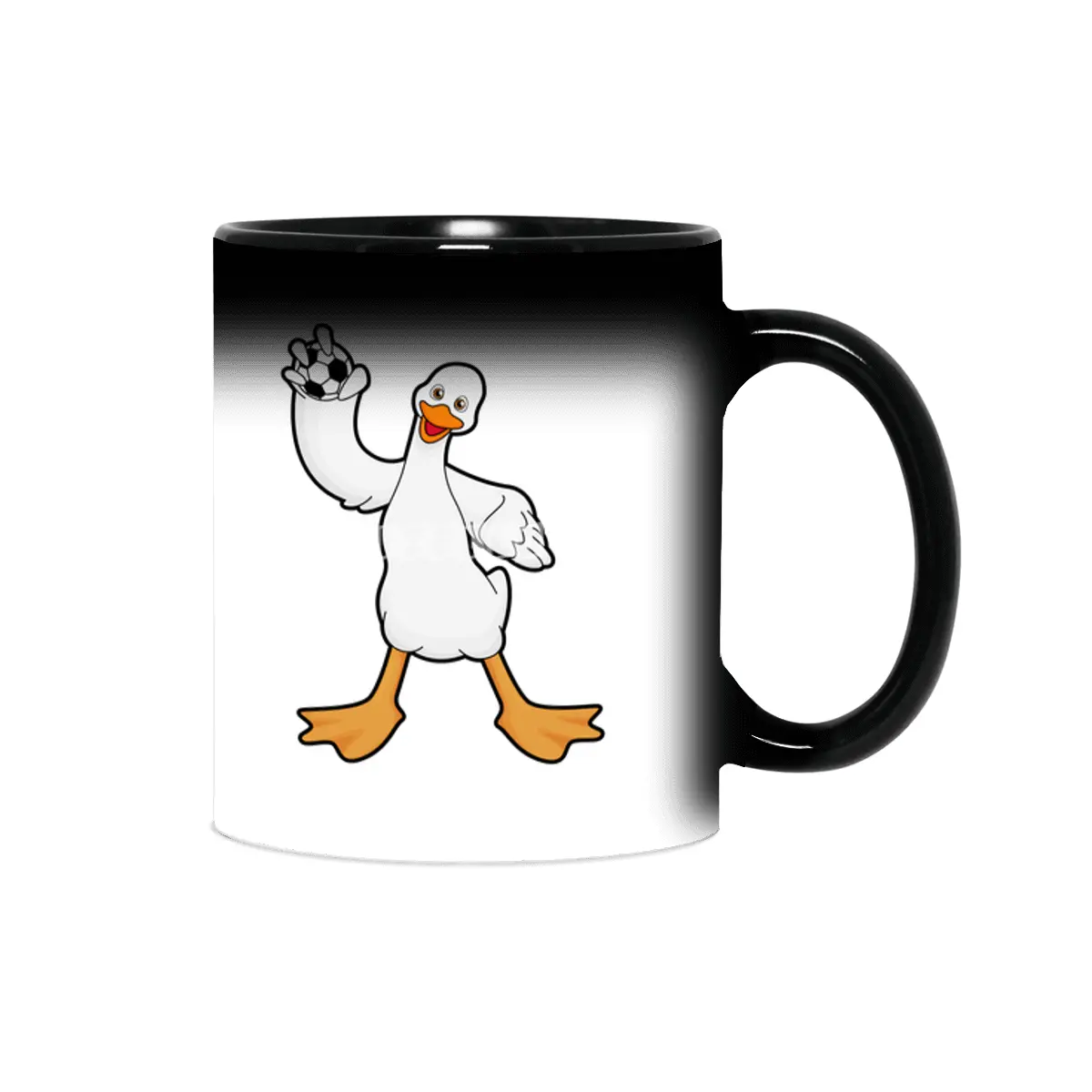 Duck as Handball player with Handball Sihirli Kupa