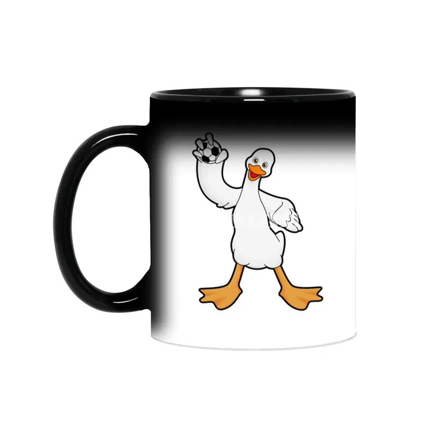 Duck as Handball player with Handball Sihirli Kupa