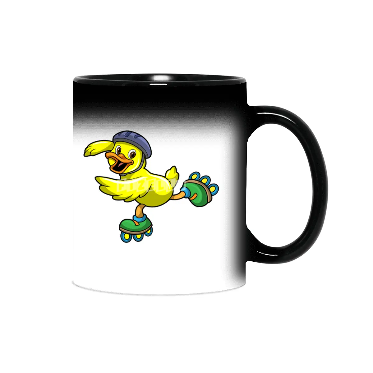 Duck as Skater with Inline skates & Helmet Sihirli Kupa