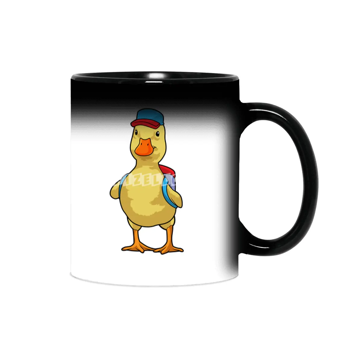 Duck as Student with Backpack & Cap Sihirli Kupa