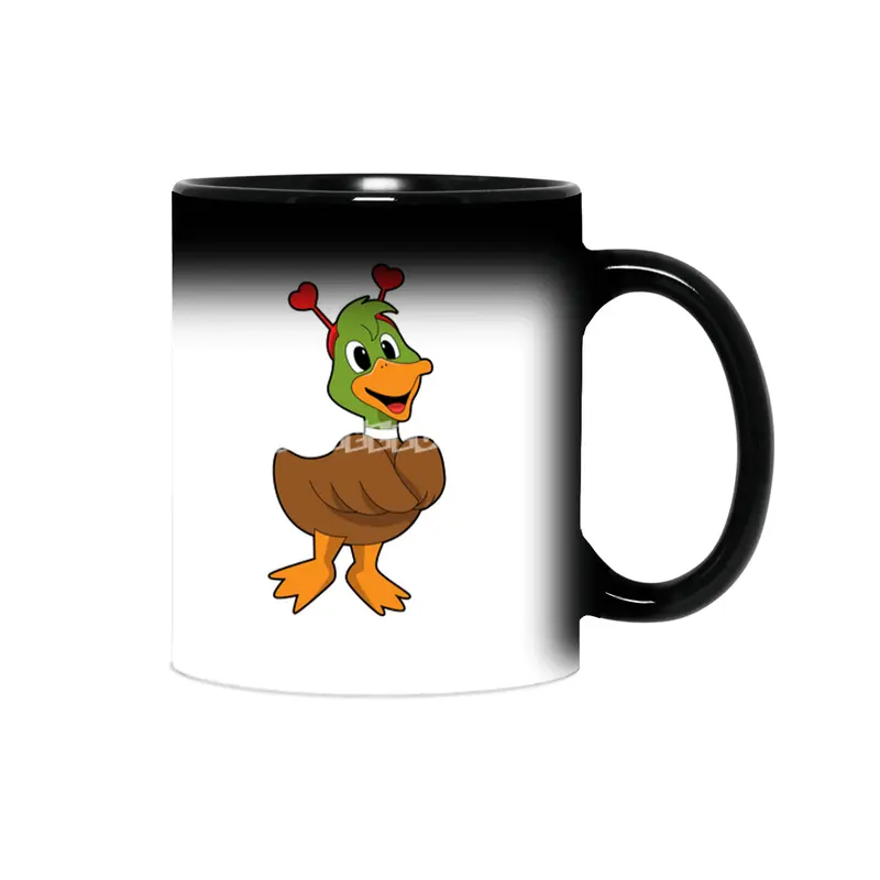 Duck with Heart Headband Sihirli Kupa