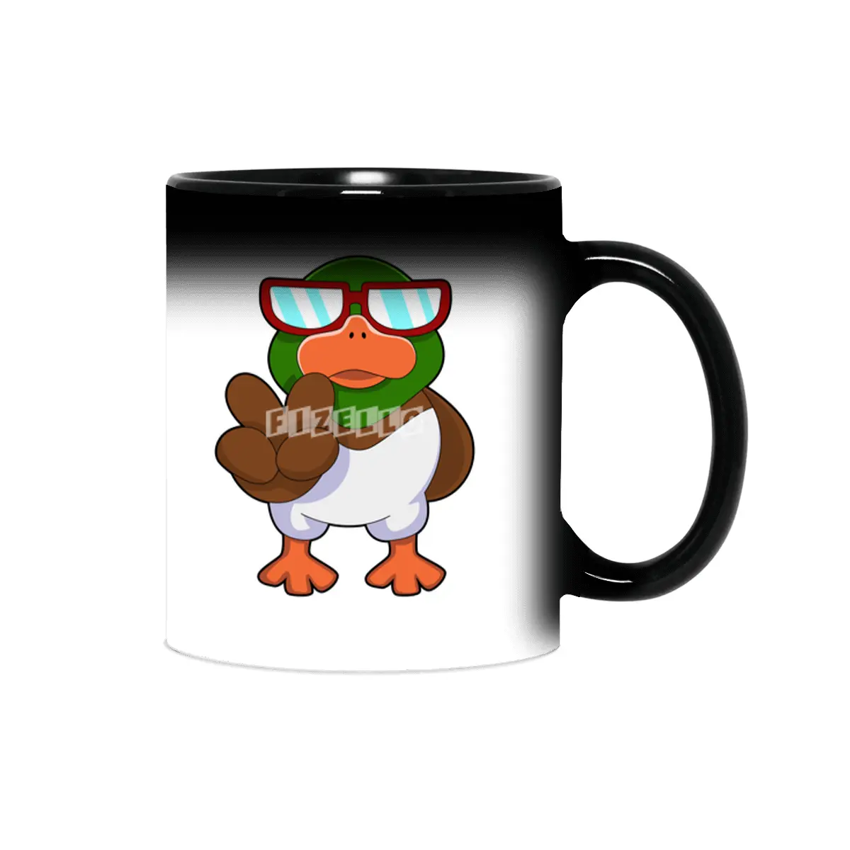 Duck with Sunglasses Sihirli Kupa