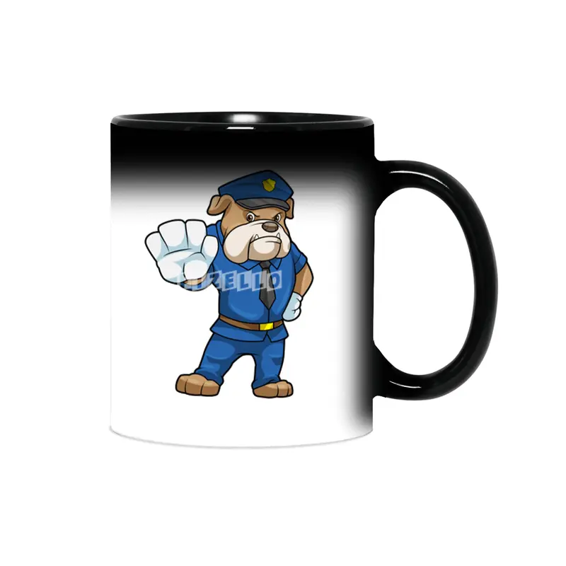 Dog as Police officer with Police uniform Sihirli Kupa