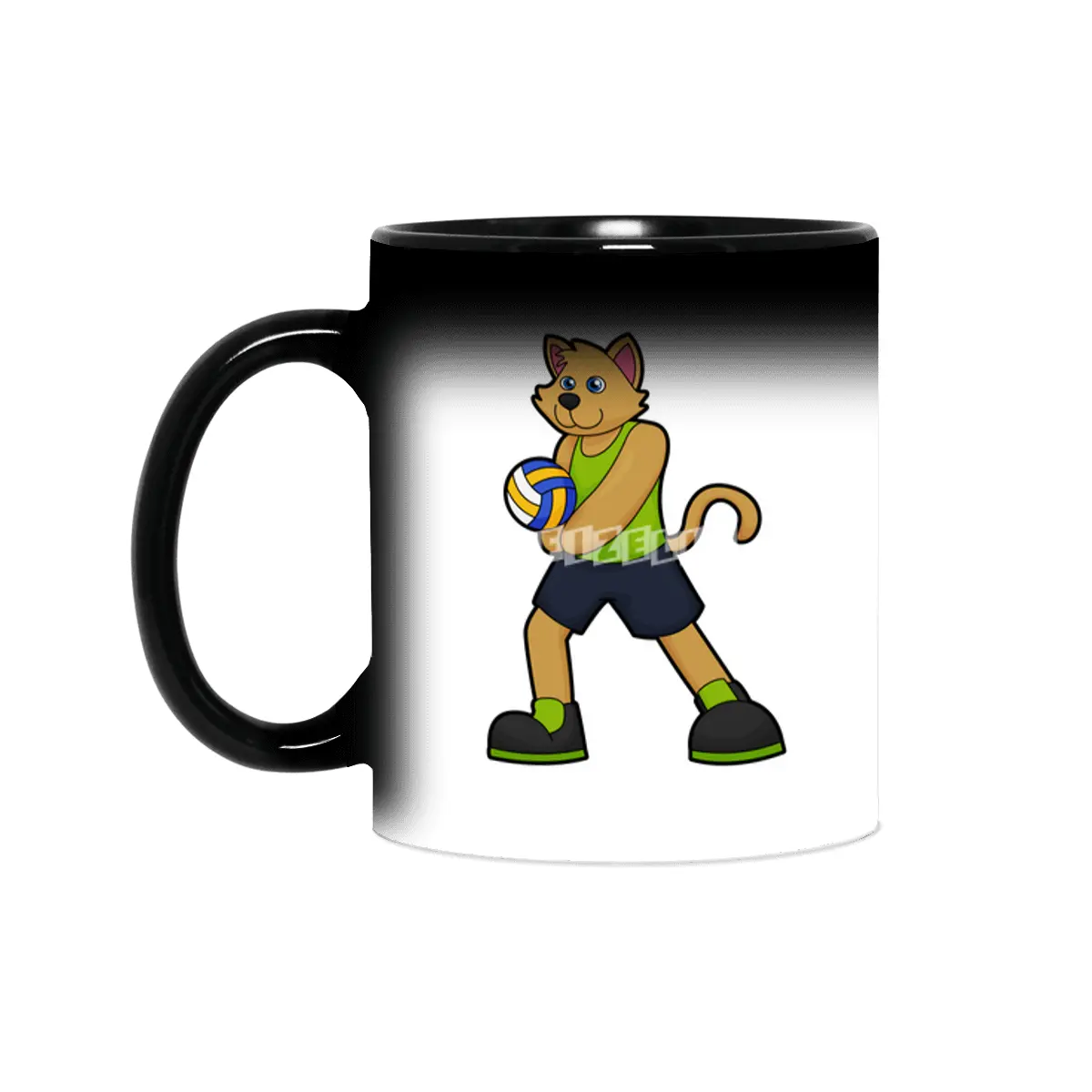 Dog as Volleyball player with Volleyball Sihirli Kupa