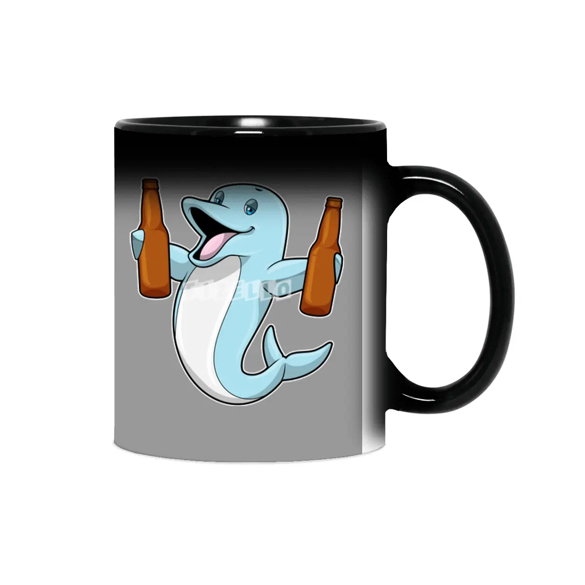 Dolphin with Bottles of Beer Sihirli Kupa
