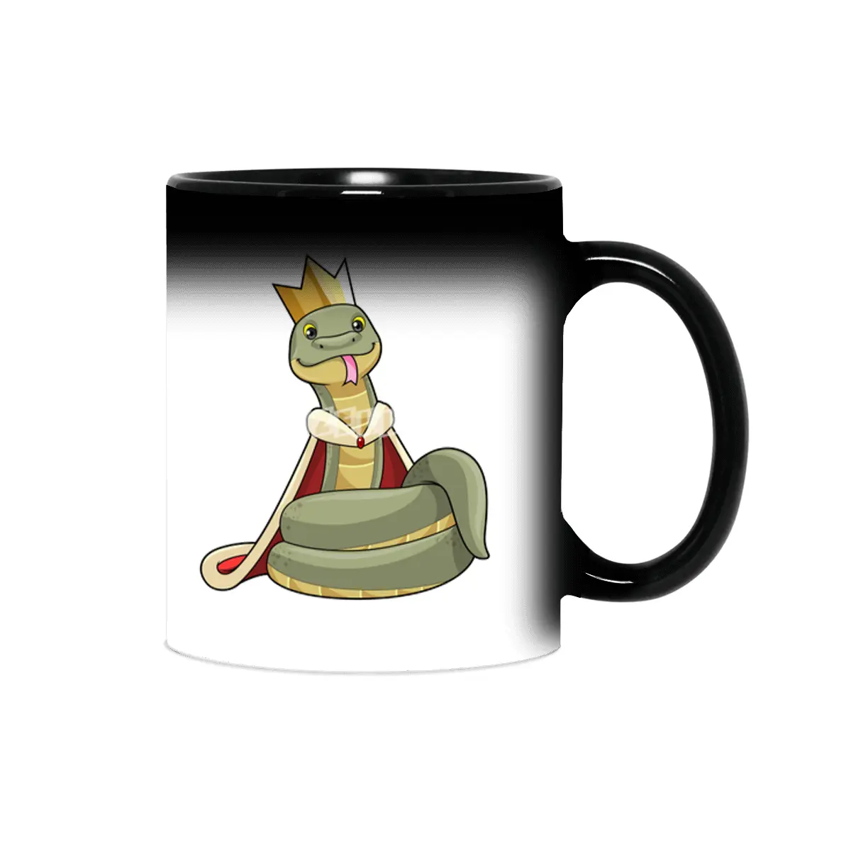 Snake as King with Crown Sihirli Kupa