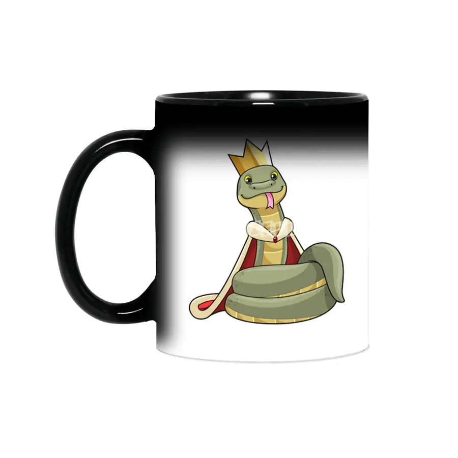 Snake as King with Crown Sihirli Kupa
