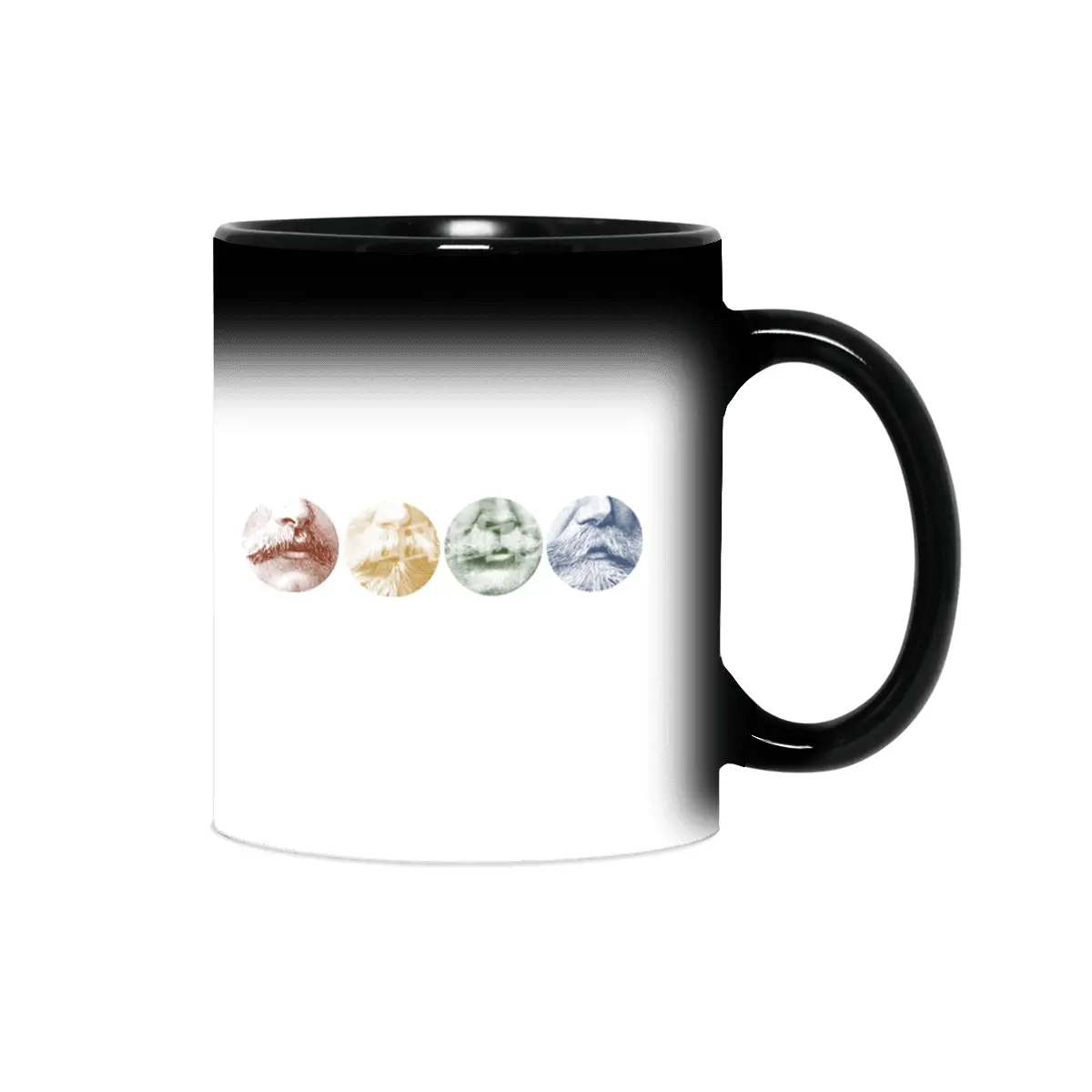 Mustache Rainbow Sihirli Kupa