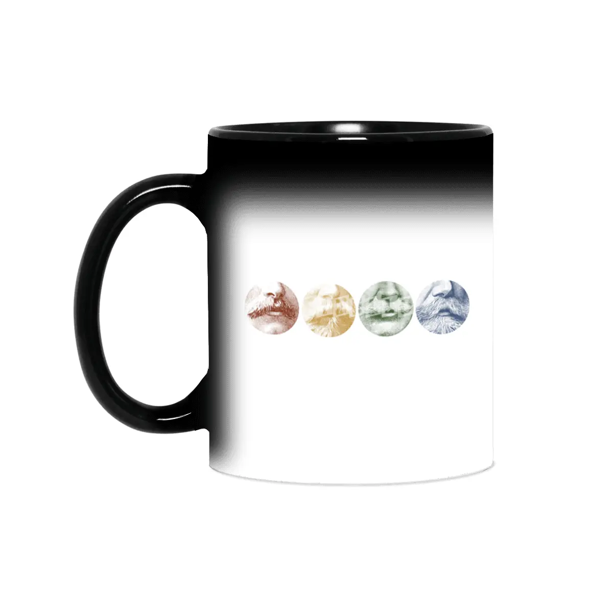 Mustache Rainbow Sihirli Kupa