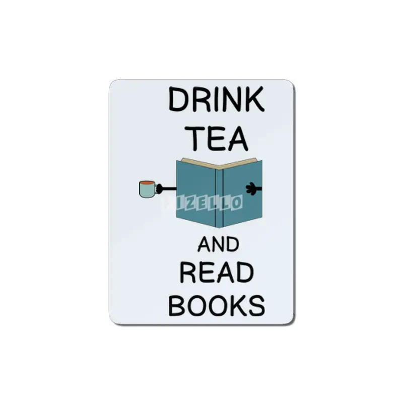 DRINK TEA AND READ BOOKS GIFT FOR READERS MDF Tablo