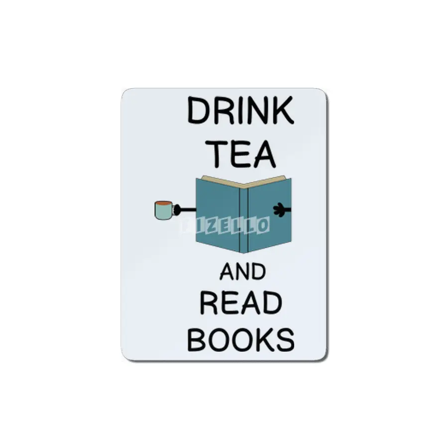 DRINK TEA AND READ BOOKS GIFT FOR READERS MDF Tablo