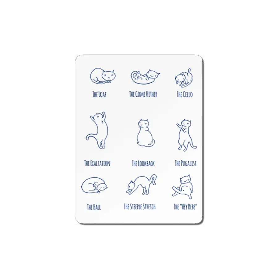Cat Positions MDF Tablo