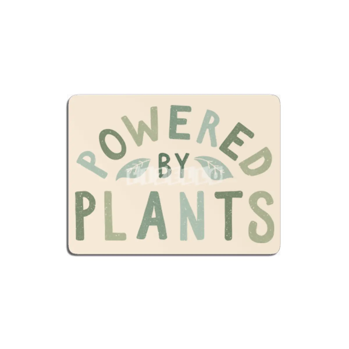 Powered by plants MDF Tablo