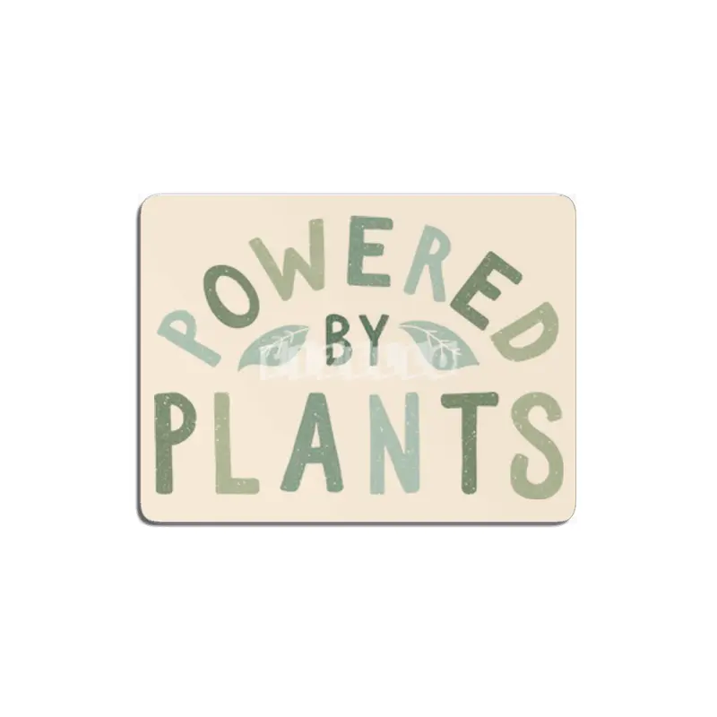 Powered by plants MDF Tablo