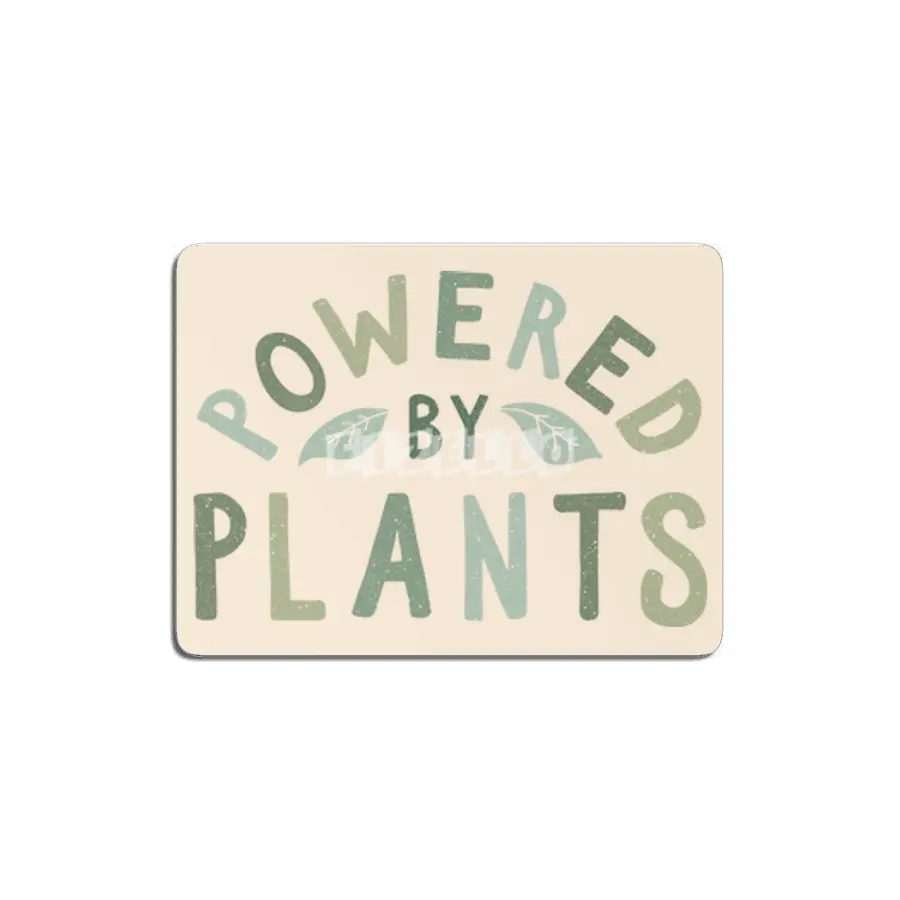 Powered by plants MDF Tablo