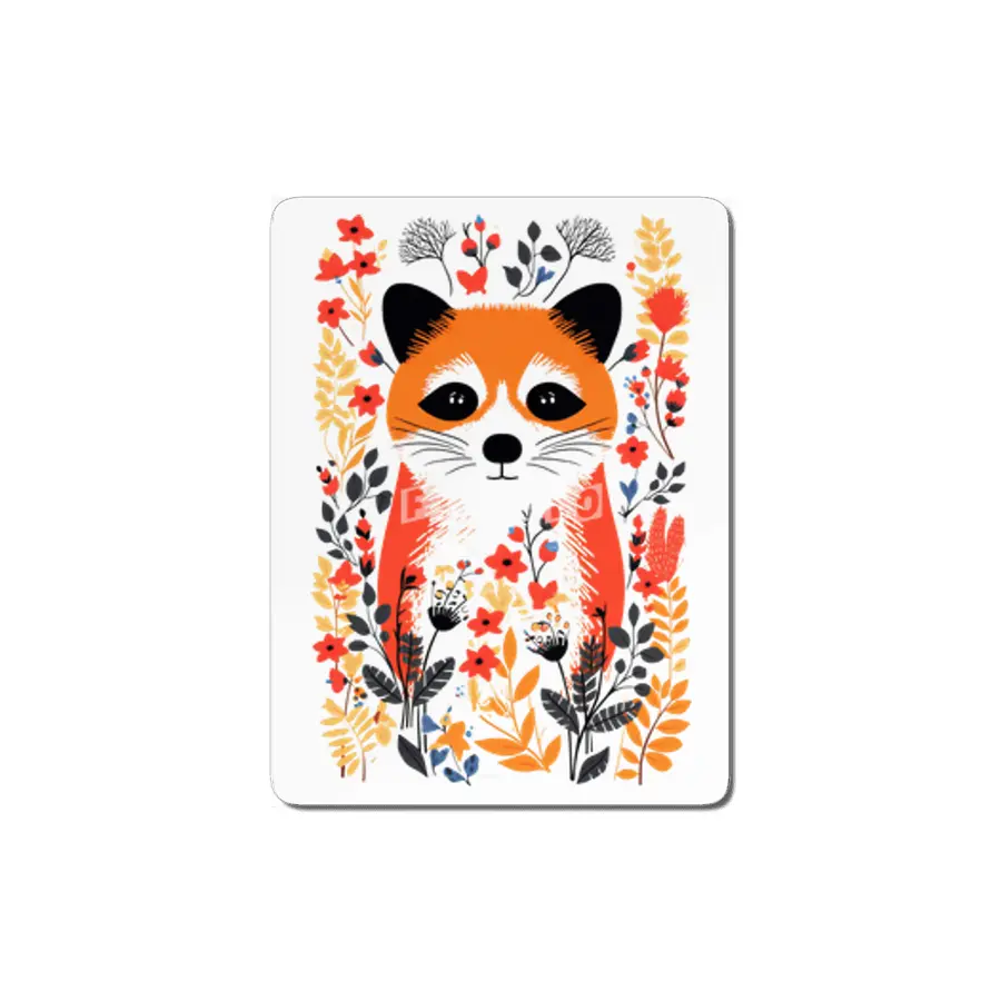 Autumn Red Panda MDF Tablo