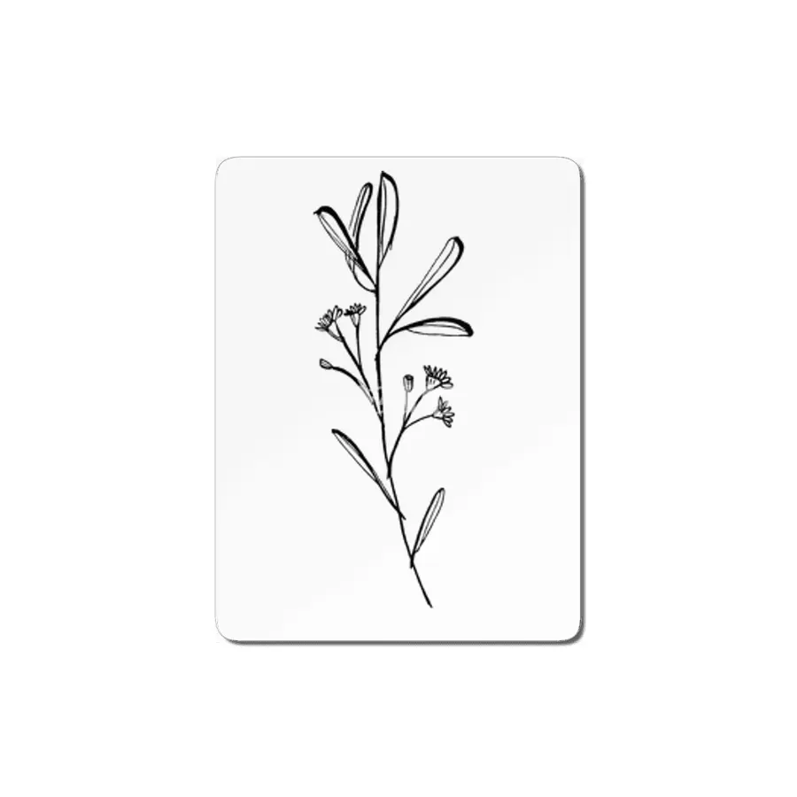 Gum leaves upright MDF Tablo