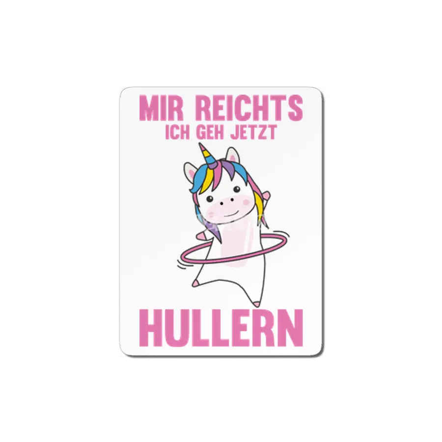 I'm Rich In I Go Hullern Unicorn Rosa MDF Tablo