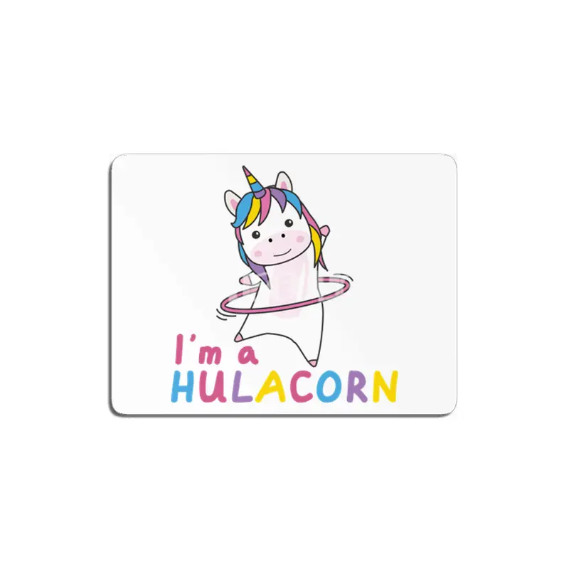 Im A Hulacorn Make Fun Sport Huller Animal MDF Tablo