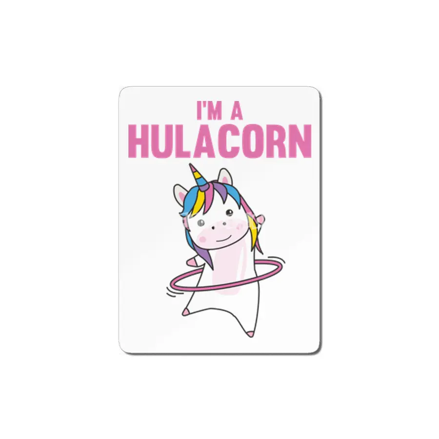 Im A Hulacorn Make Fun Sport Huller Animal MDF Tablo