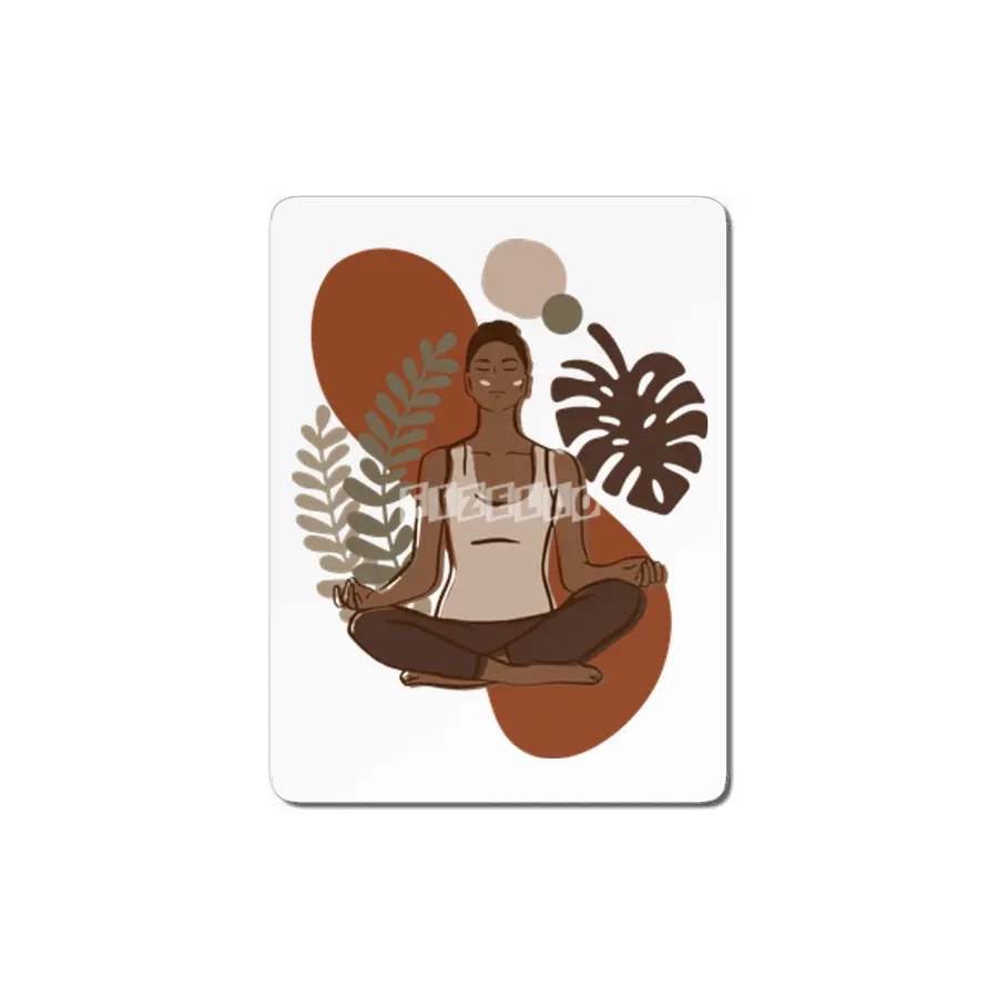 Morning Yoga Meditation Body Stretching MDF Tablo