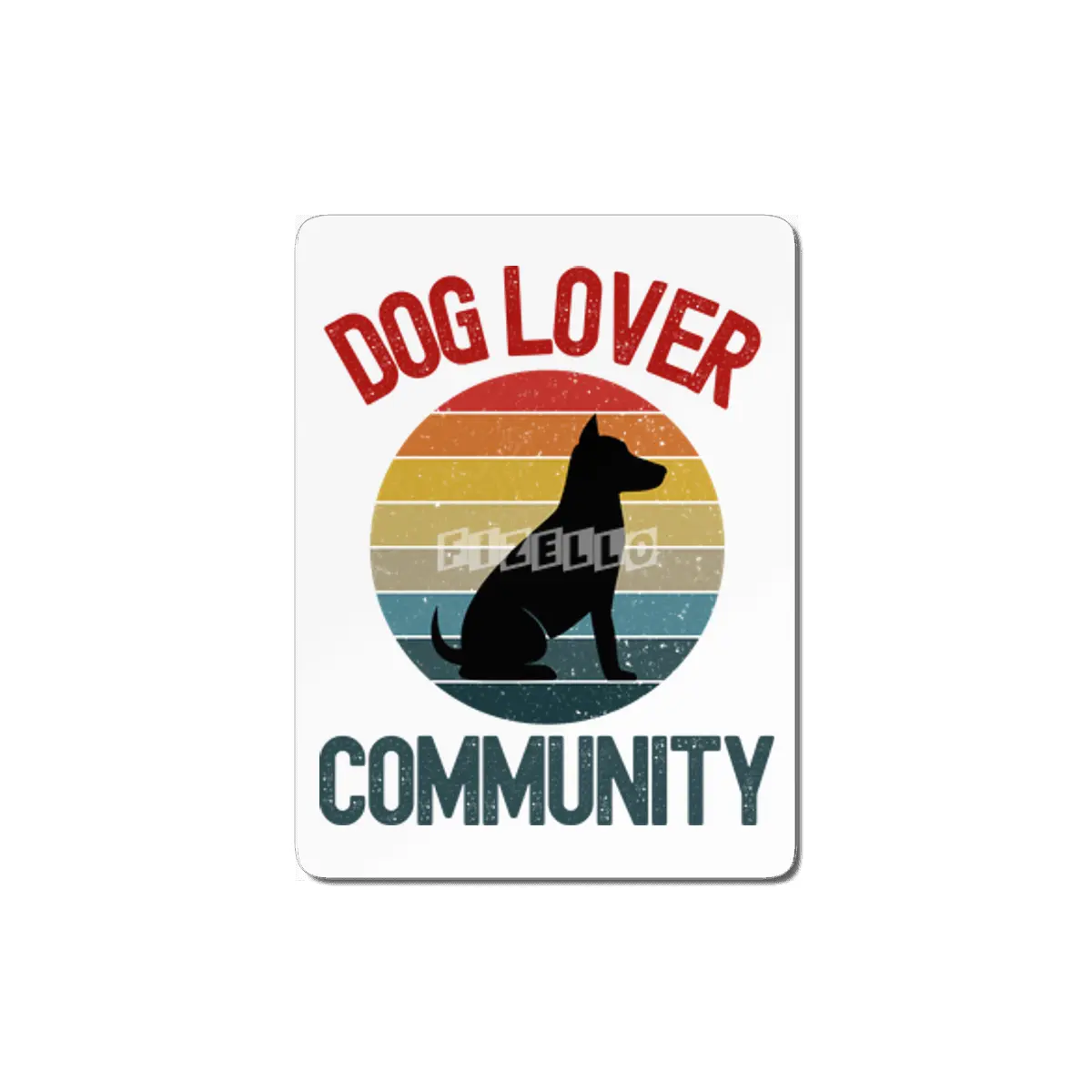 Dog Lover Community MDF Tablo