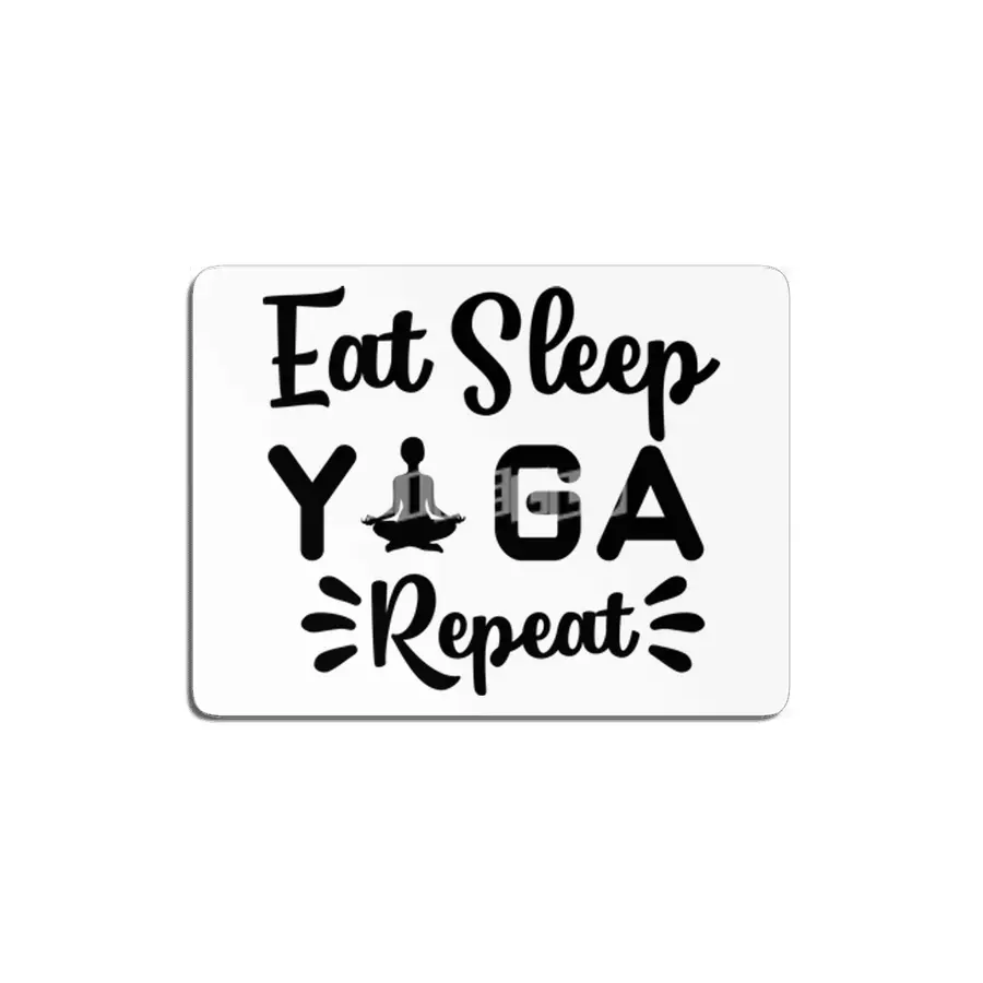 EAT, SLEEP, YOGA, REPEAT MDF Tablo