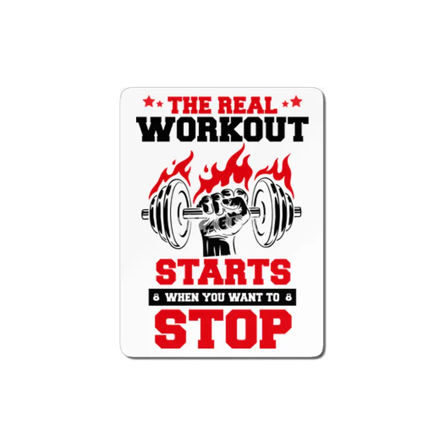 THE REAL WORKOUT STARTS WHEN MDF Tablo