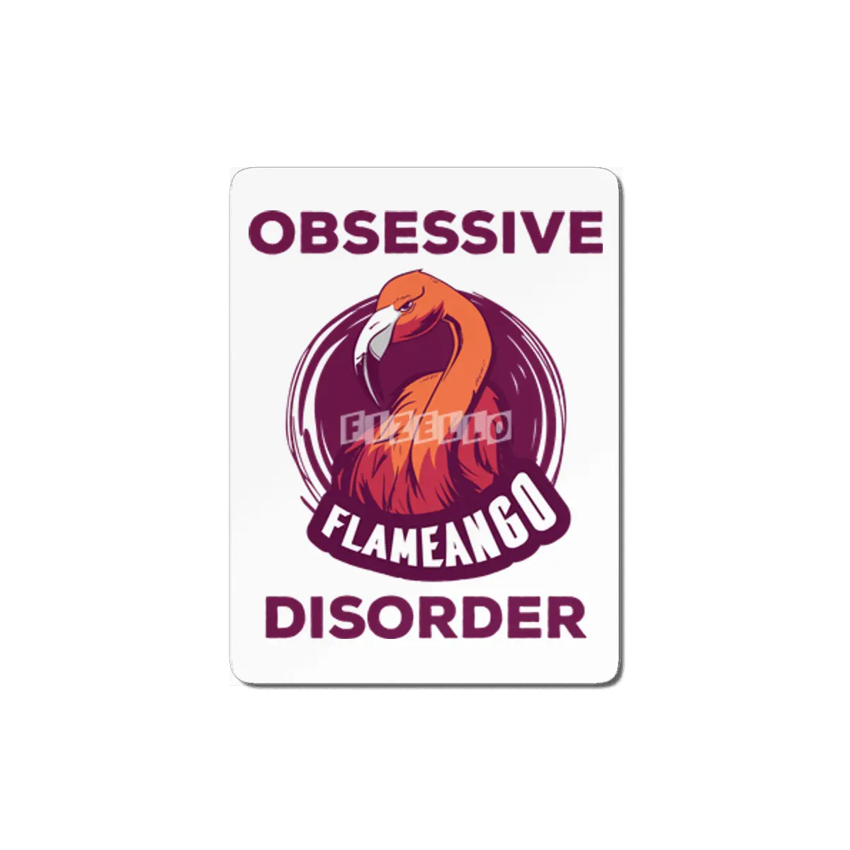 Obsessive Flamingo Disorder MDF Tablo