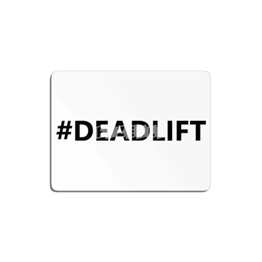 Hash Deadlift - Powerlifting Black MDF Tablo