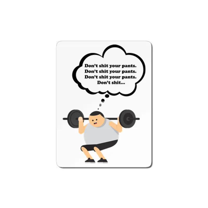 Funny Squats MDF Tablo