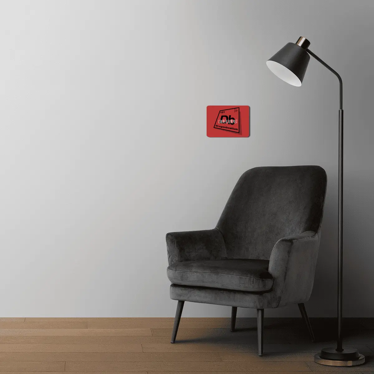 Dragonboatium | Black MDF Tablo