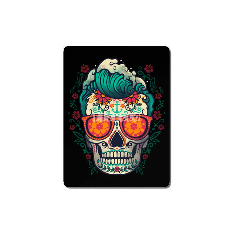 Calavera summer surfer MDF Tablo