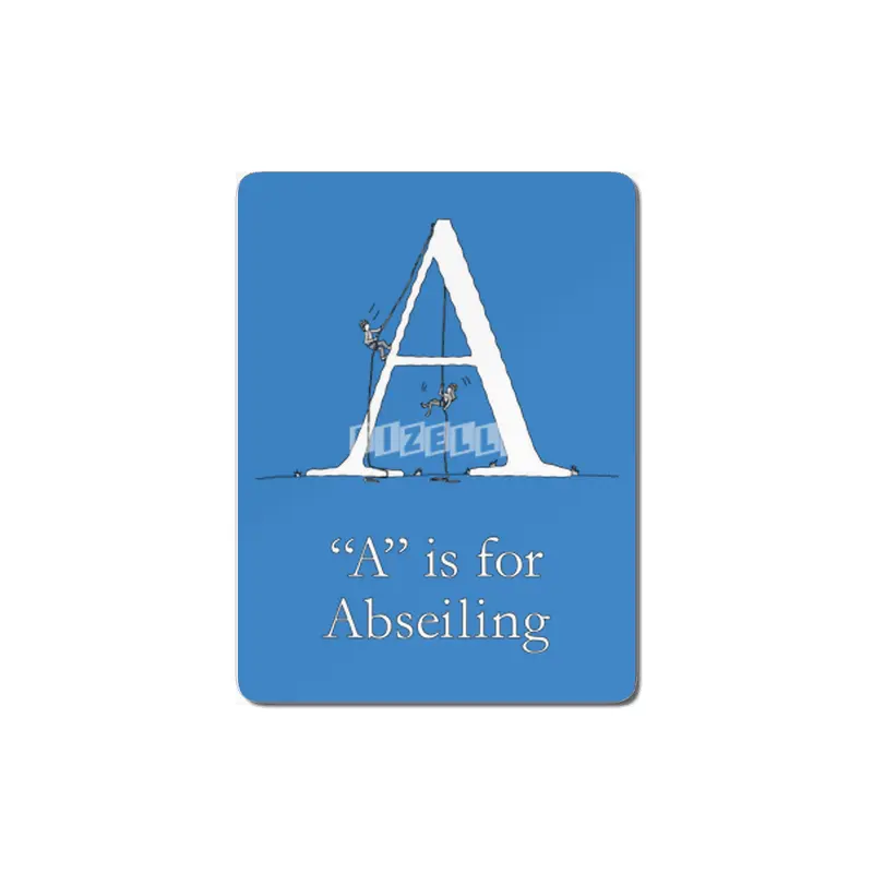 A is for Abseiling MDF Tablo