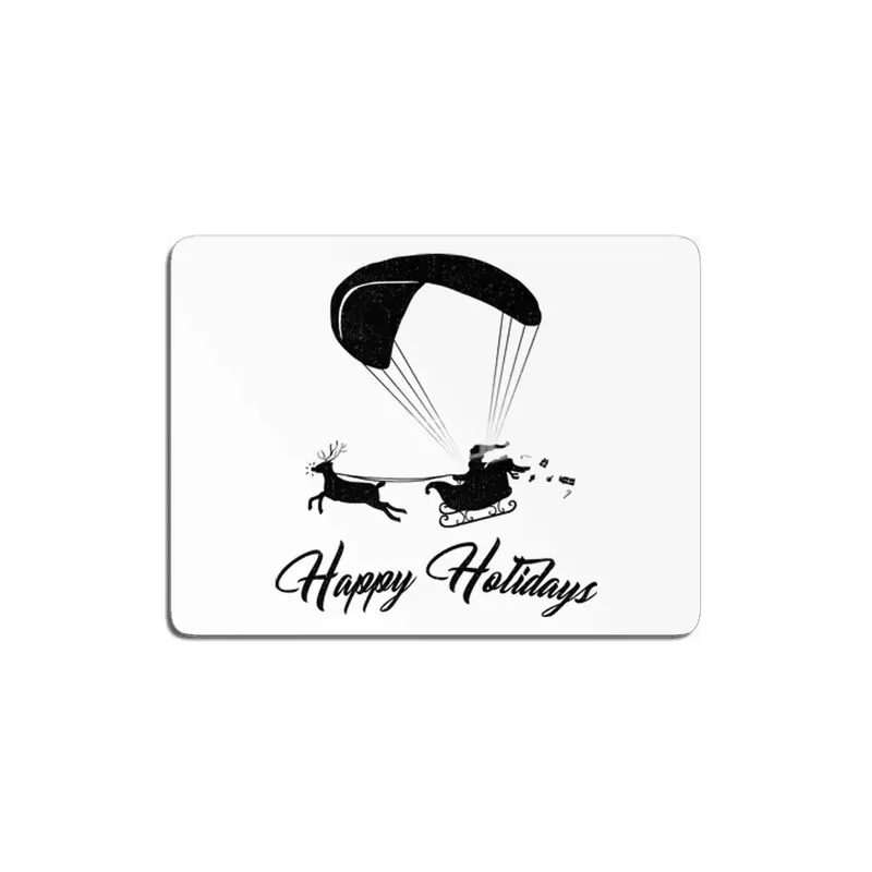 Happy Holidays - Paragliding Santa MDF Tablo