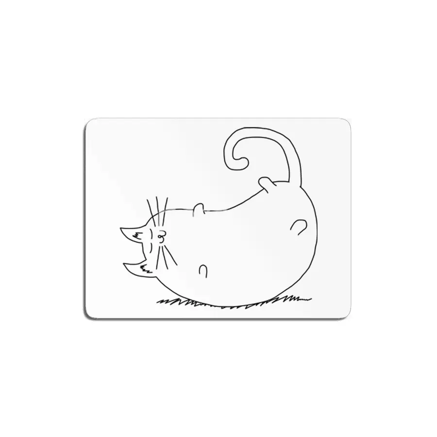 Sleeping Cat MDF Tablo