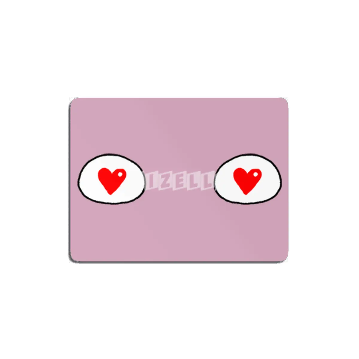 Cartoon Eyes - Hearts MDF Tablo