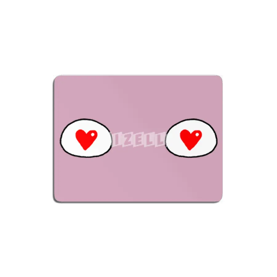 Cartoon Eyes - Hearts MDF Tablo