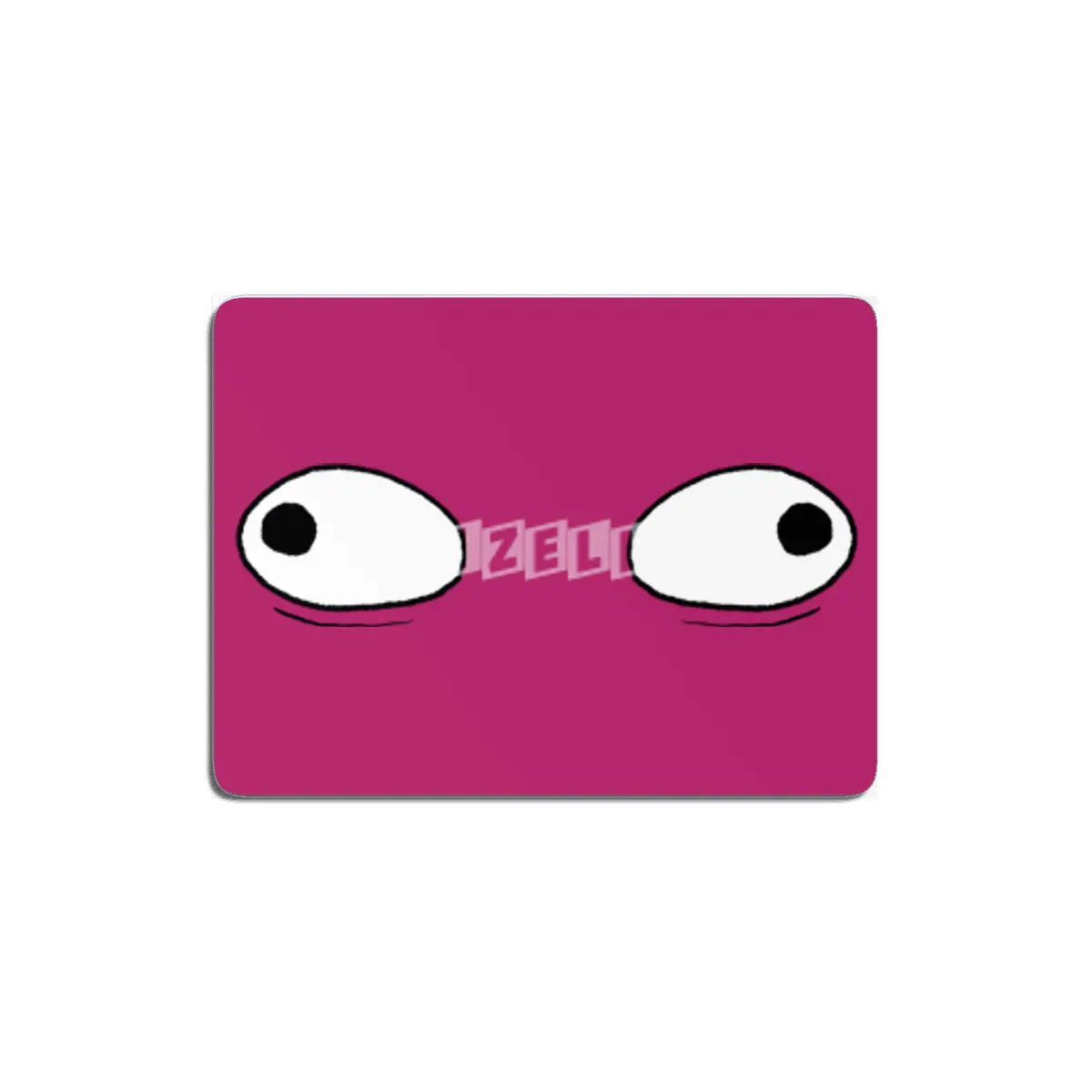 Cartoon Eyes - Wonky Face MDF Tablo