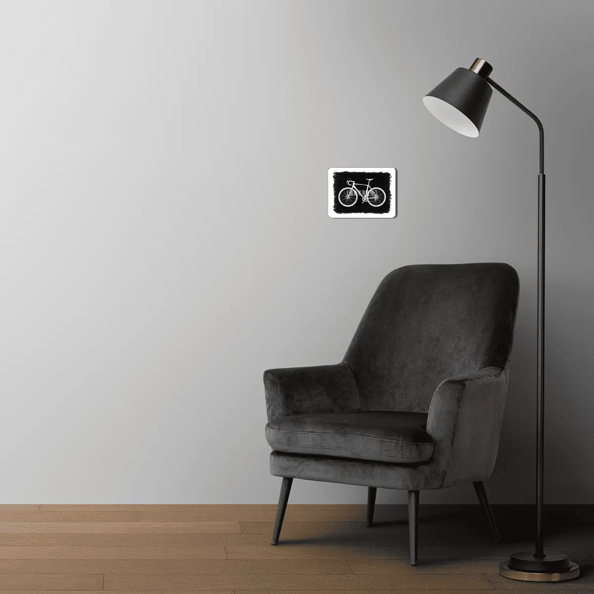 Cyclocross Bicycle B&W MDF Tablo