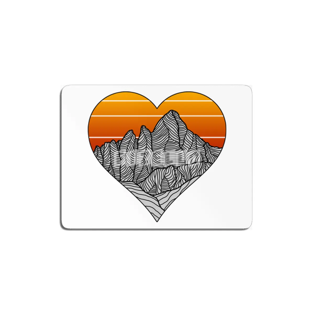 Mountain Sunset/Sky MDF Tablo